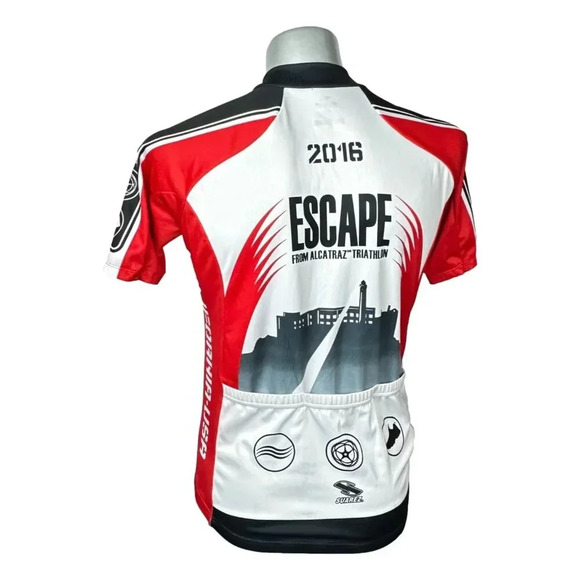 Triathlon Mens Shirt Escape From Alcatraz Size M 2016 Sports - Picture 2 of 9